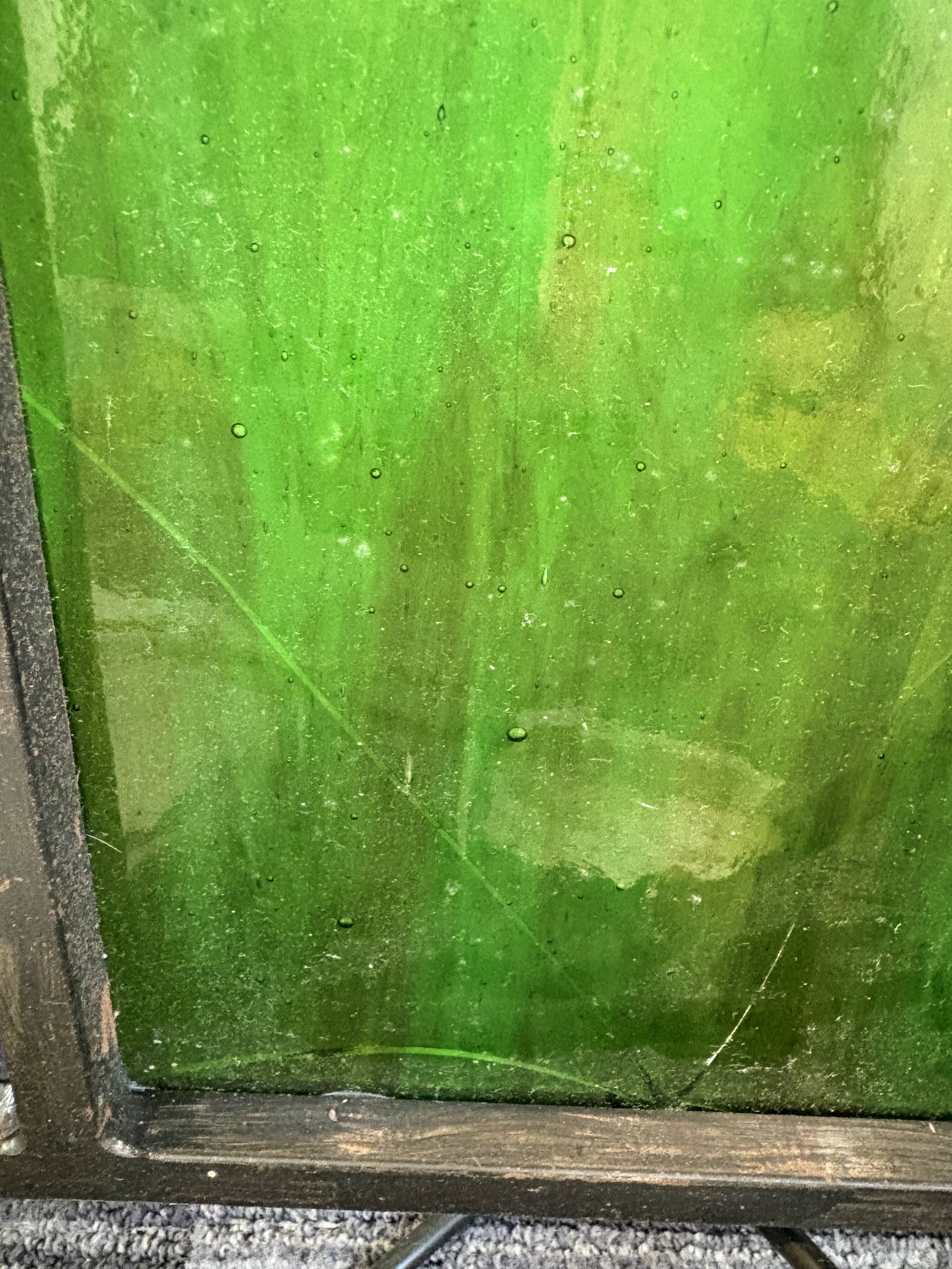 Handcrafted polychrome stained glass