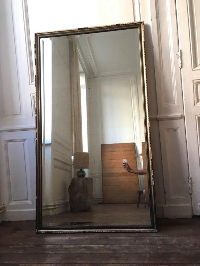 Large early mirror XXieme 88x157cm