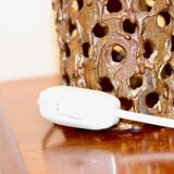 Paire de lampes de table brutalistes