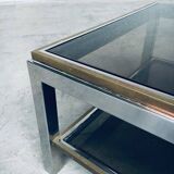 Hollywood Regency Flaminia Two Tier Coffee Table, France, 1970s