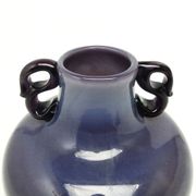 Modernist vase, purple glass, designed by J. Słuczan-Orkusz, Poland, 1970s
