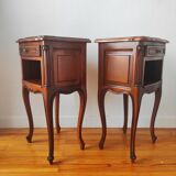 Pair of stylish bedside tables