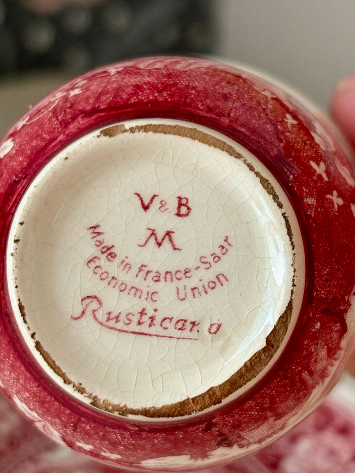 Vintage cup Villeroy & Boch France Saar Rusticana