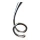 XL biomorphic candleholder, solid aluminium, Spain, 1970s
