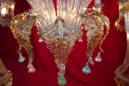 Murano glass chandelier circa 1980