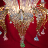 Murano glass chandelier circa 1980