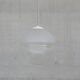 Two tone glass pendant light