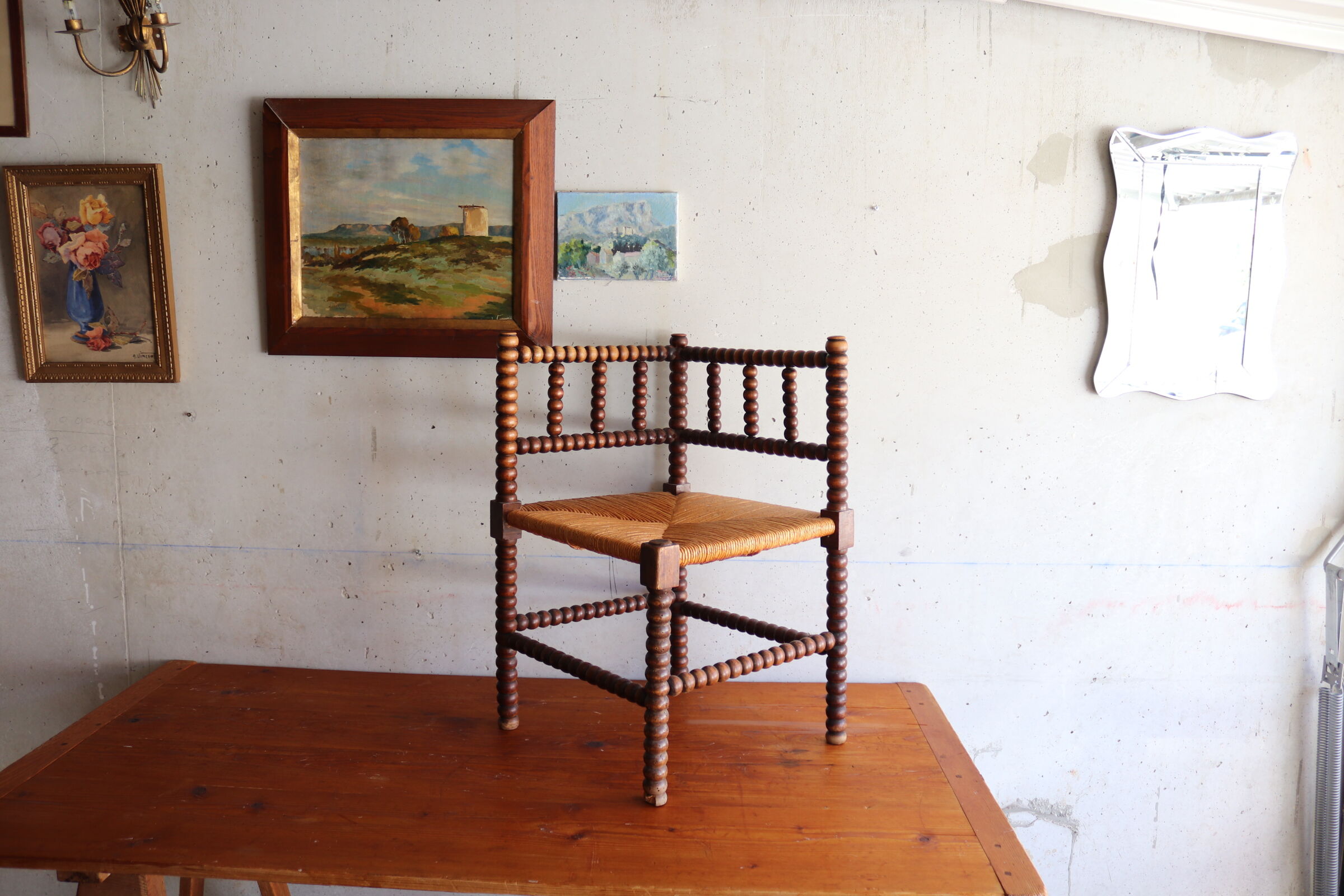 Handmade chair fireside