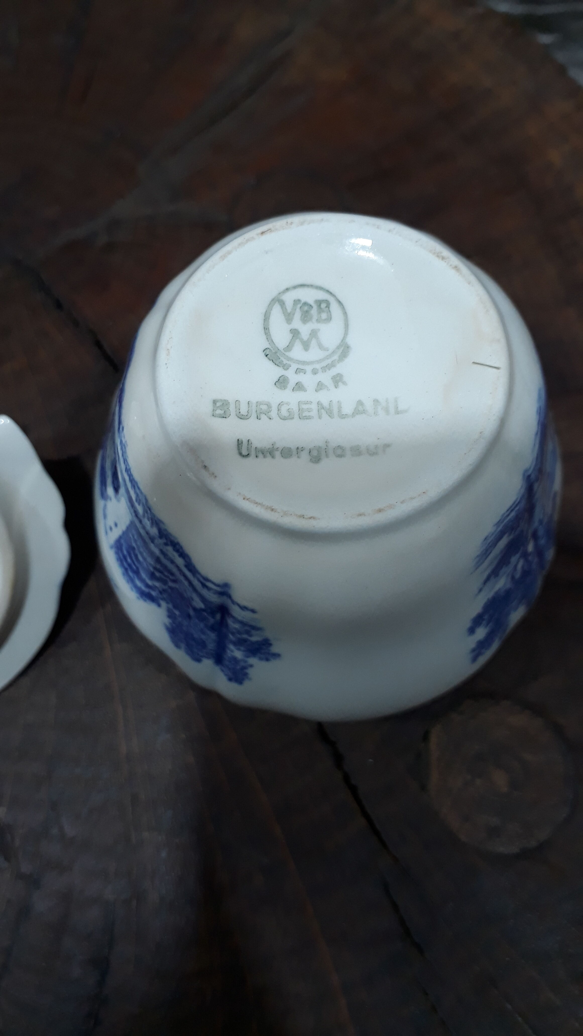 Villeroy and Bock Burgenland porcelain mustard pot