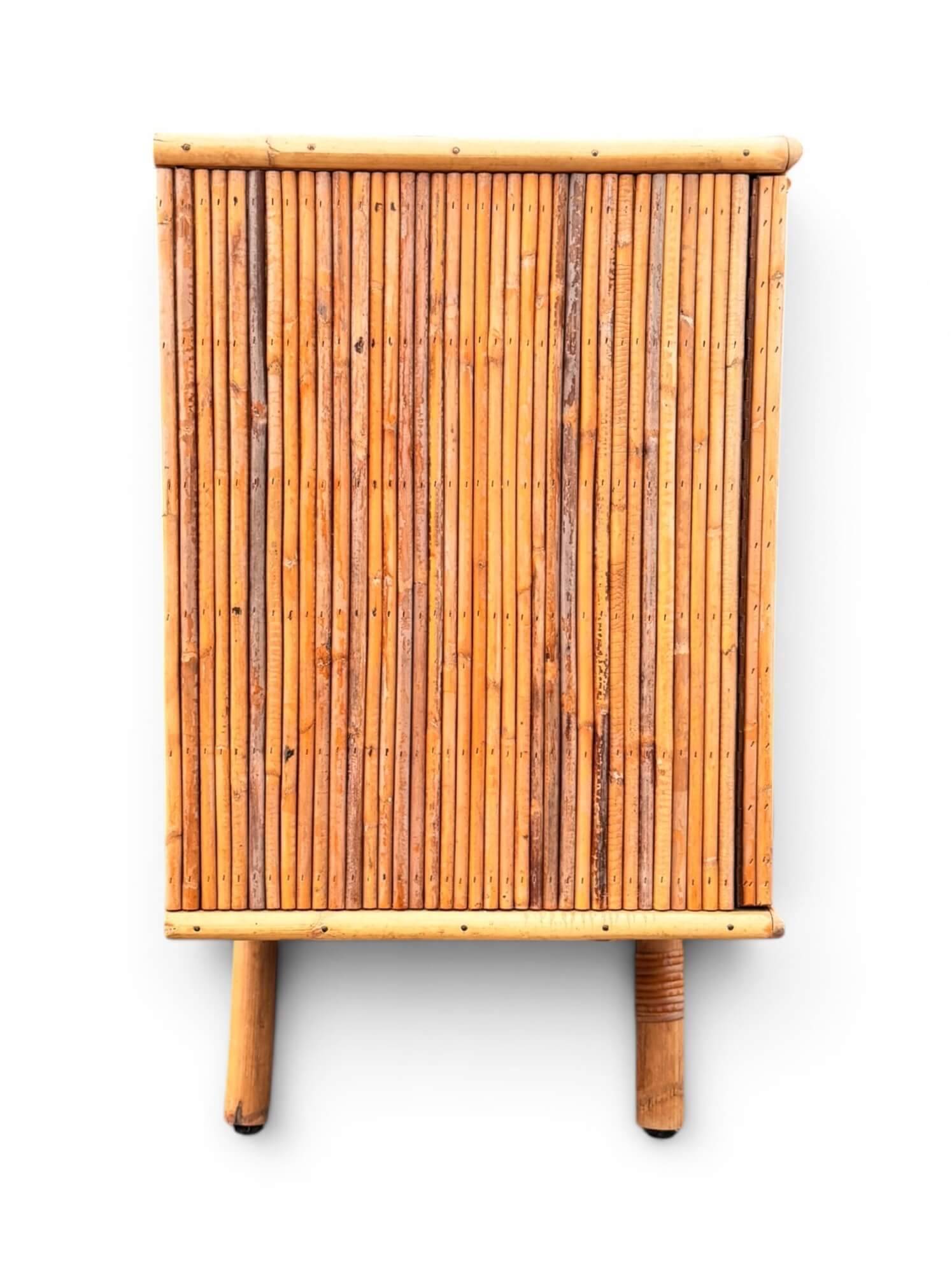 Bamboo and rattan buffet Audoux Minet