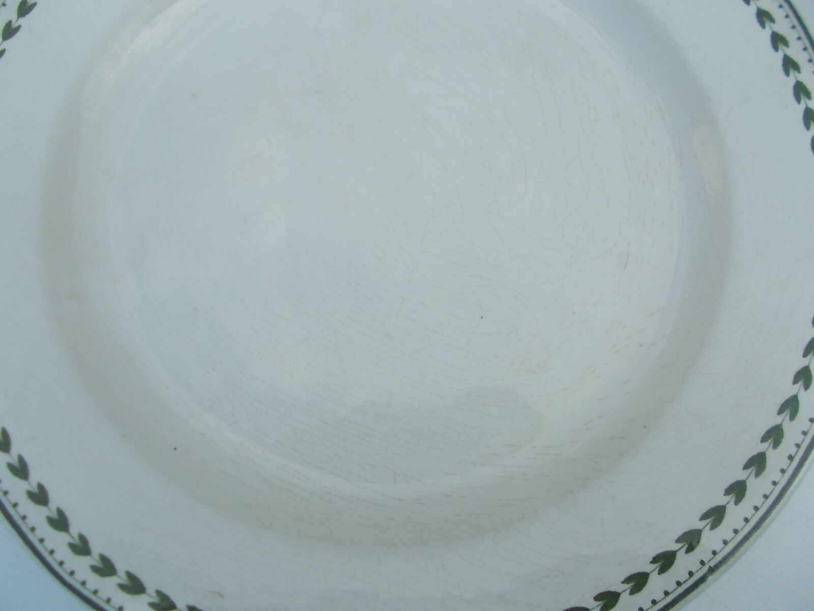 Plate diameter 32.5, fine earthenware, laurel model.