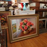 Peinture bouquet de roses