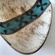 Vintage triangular ceramic bowl