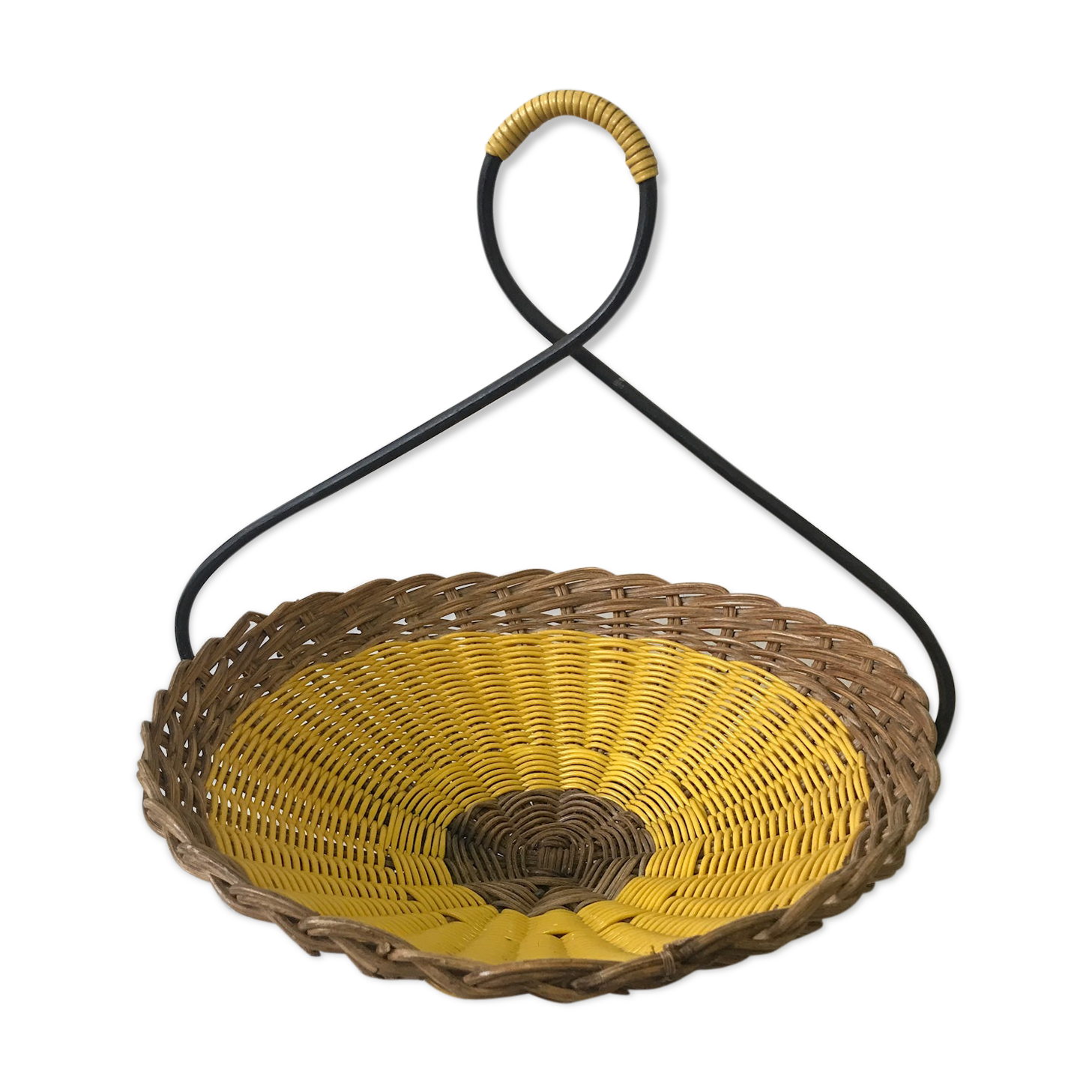 Scoubidou vintage fruit basket