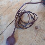 Turned wood lamp 1950