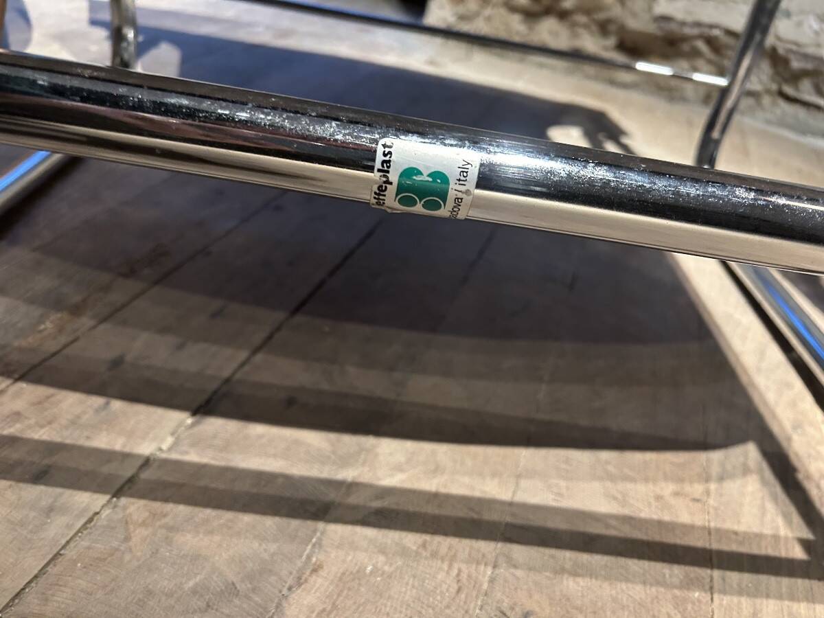 Pair of black leather armchairs T1 by Rodney Kinsman for Bieffeplast, 1967