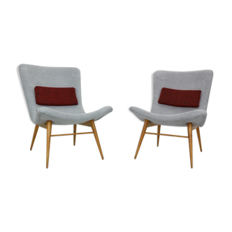 Set of 2 Lounge Chairs by Miroslav Navratil