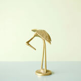 Pair of herons in brass