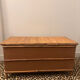 Rattan bank safe, 1950s
