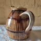 Old sandstone pitcher vase