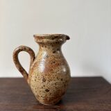 Vintage pyrite stoneware pitcher