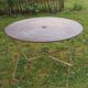 Garden round table