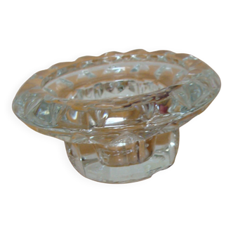 Bougeoir en cristal vintage