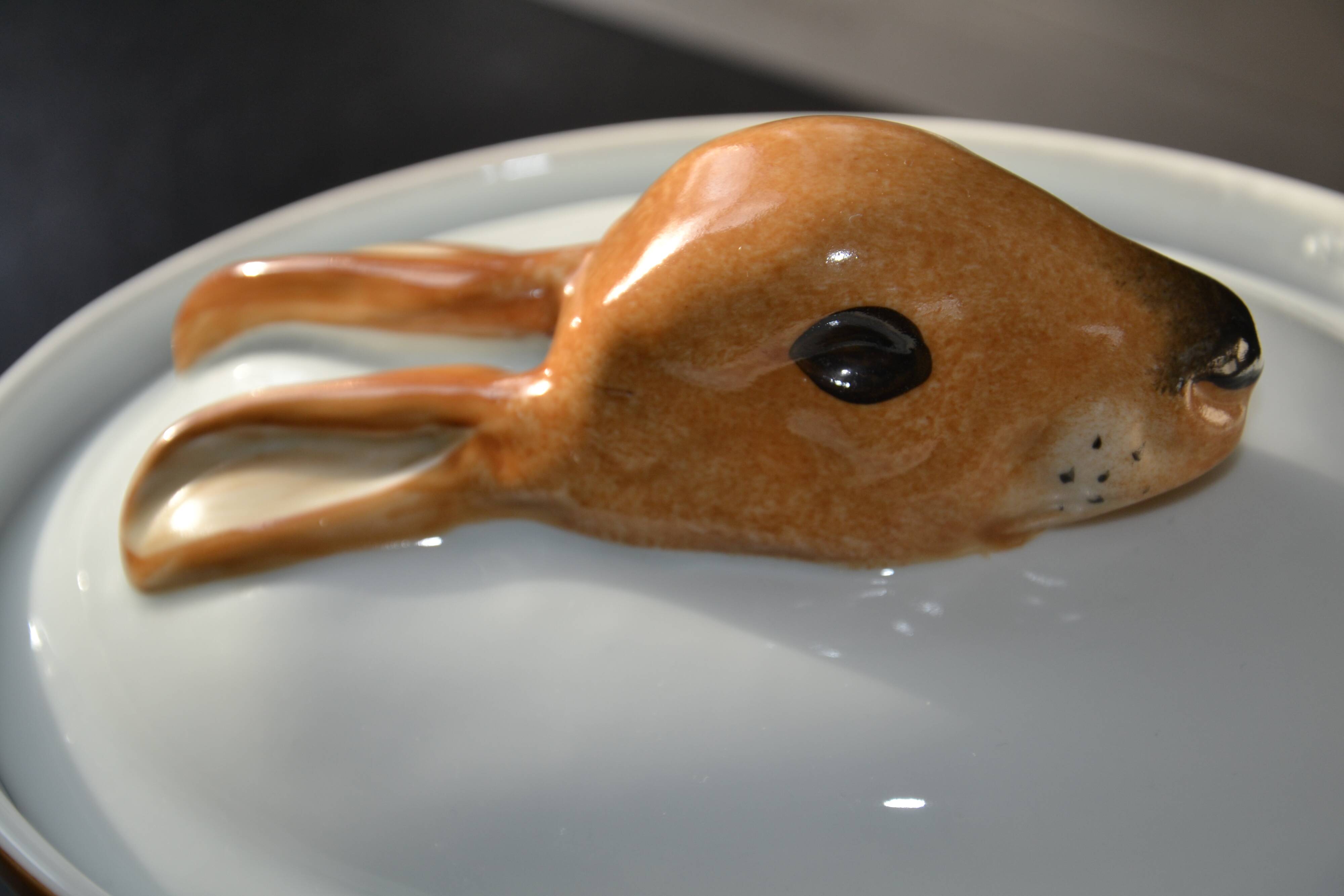 Paris Sologne porcelain terrine dish, Ferrand creation