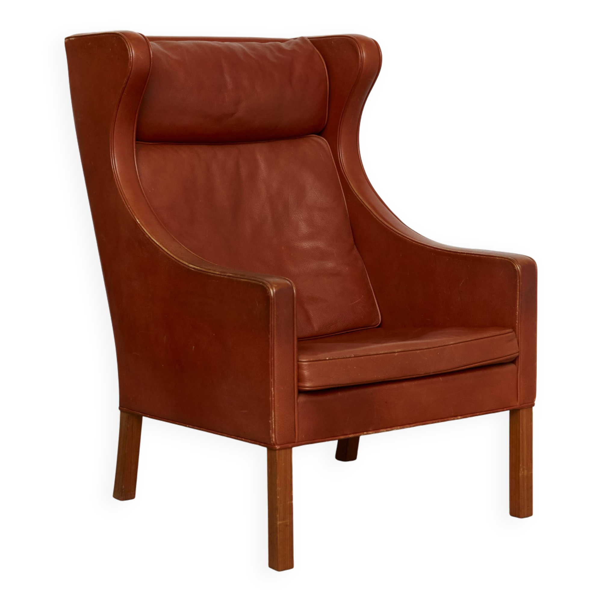 Model 2204 Wingback Chair by Børge Mogensen for Fredericia, 1970s