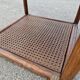 Vintage rattan bedside table