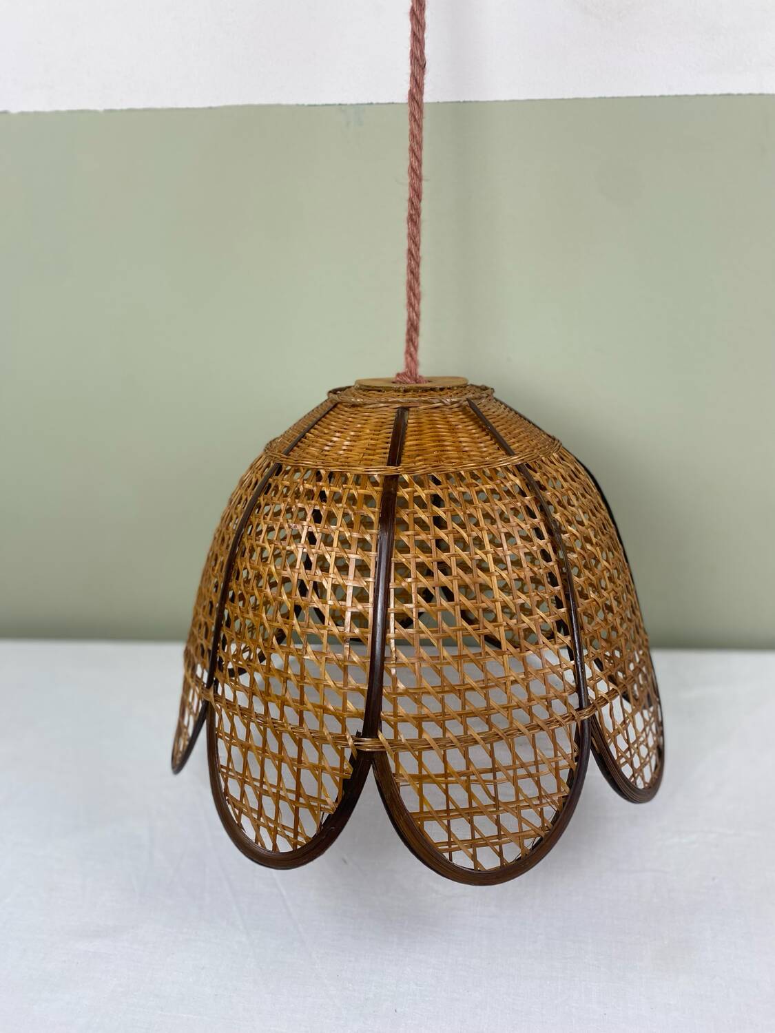 Suspension osier vintage