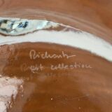 German Vintage Art Collection Richartz Plate and Bowl in Glass by Hans Jürgen Richartz for Mathildenhütte, Solingen, Set of 2