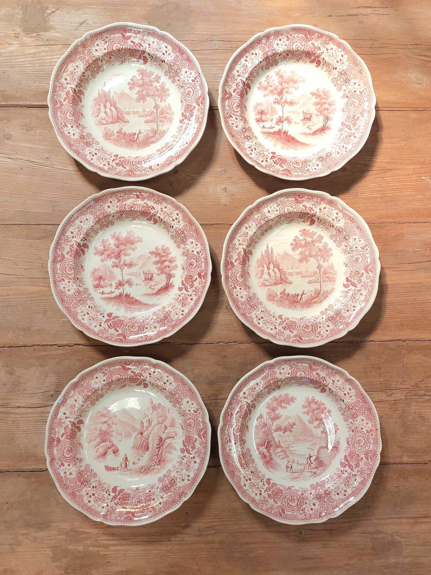 Set of 6 deep plates Villeroy & Boch