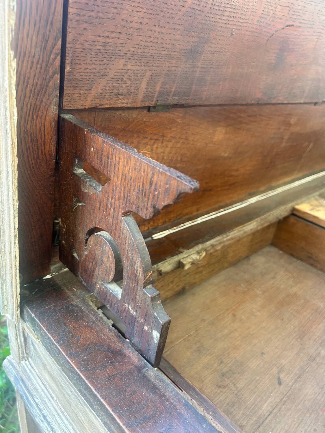 Provençal console – 2 drawers & shelves