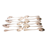 Set of 12 Christofle spoons 21.5 cm Fidélio model / CC hallmark (before 1935)