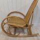 Rocking flesh adult wicker and bamboo