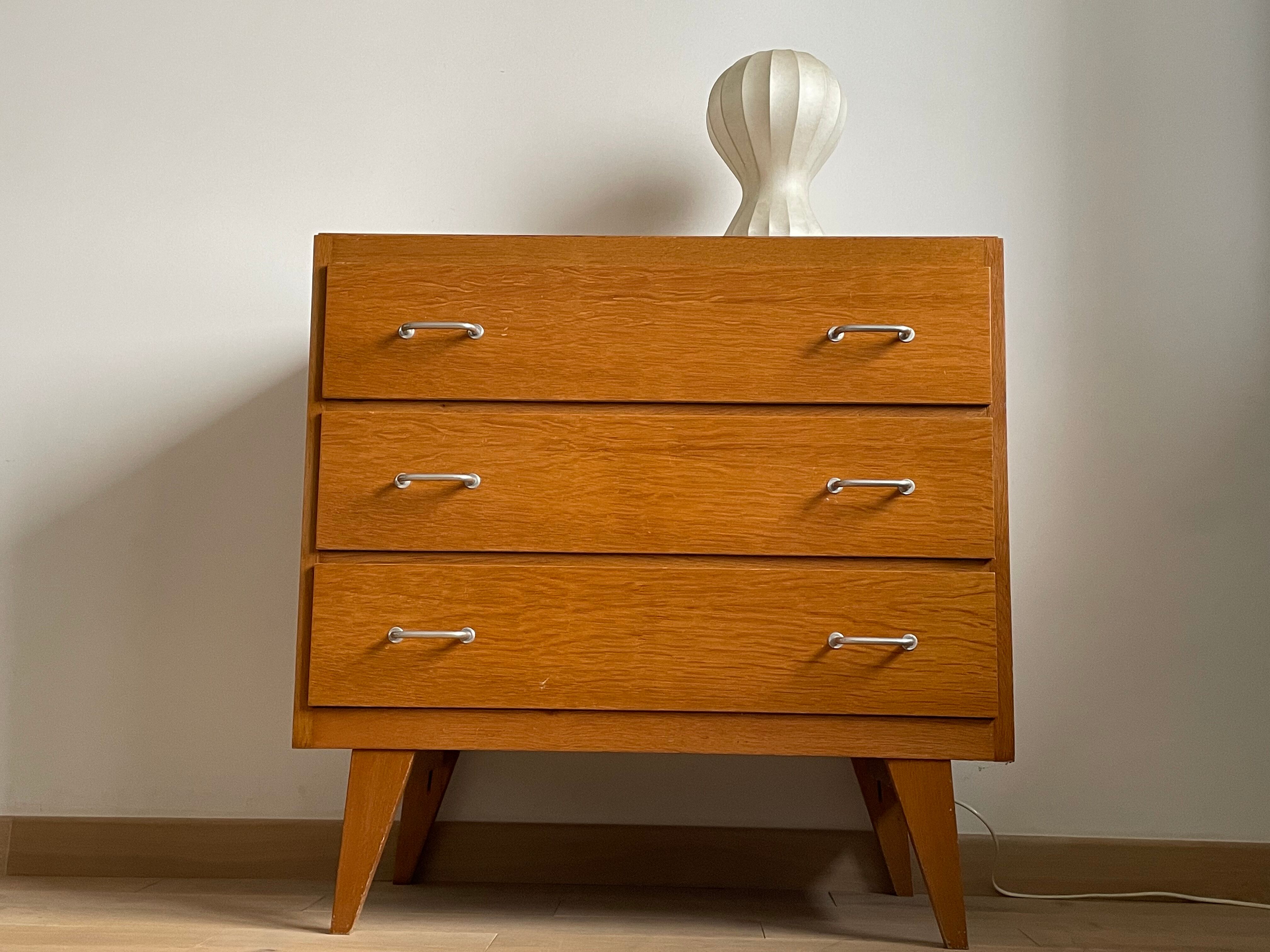 Chest of drawers 3 drawers compass feet