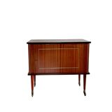Vintage rotating bar cabinet