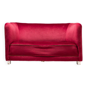 Ole Wanscher curved sofa from 1930's