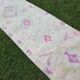 Vintage Turkish hallway rug 78x351 cm