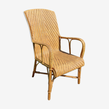 Rattan armchair