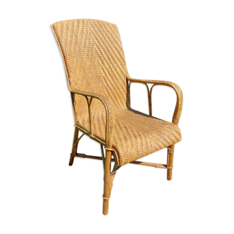Rattan armchair