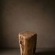 CLEO stool in hand-carved solid recycled teak