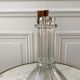 Liquor decanter with molded glass compartments early XXth