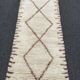 Carpet berbere corridor beni ourain 85x340