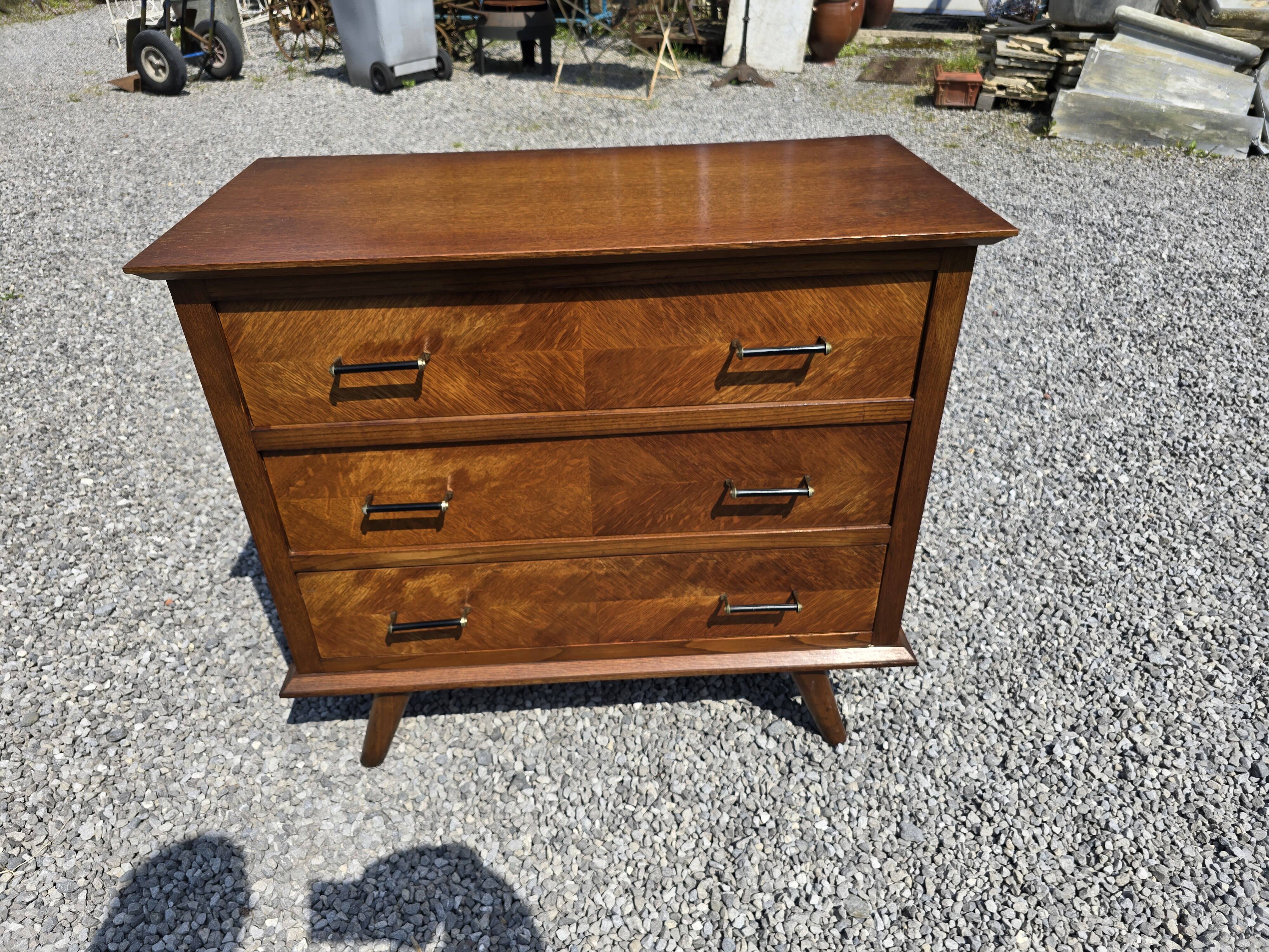 Commode vintage en chêne des années 60
