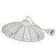 Mueblo - design Harvey Guzzini - pendant lamp - plastic - Yugoslavia - 70s