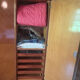 Armoire vintage acajou 3 portes