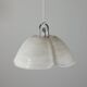 Rare vintage acryl and chrome pendant light by Gebrüder Cosack für Cri