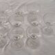 Ten champagne coupes from the Belle Époque.